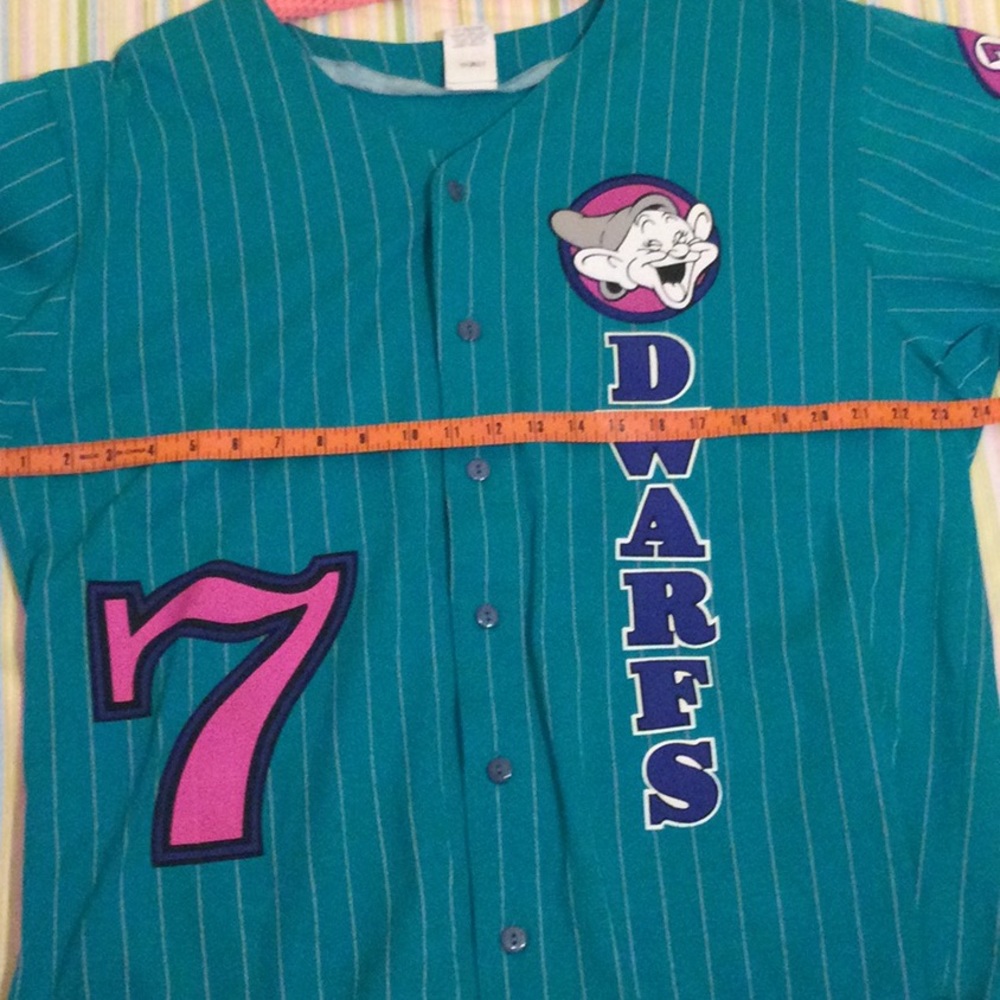 Vintage Disney Store 7 Dwarfs Baseball Jersey - Picture 8 of 11